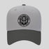Gray cap with black Pickleball logo on a light gray background